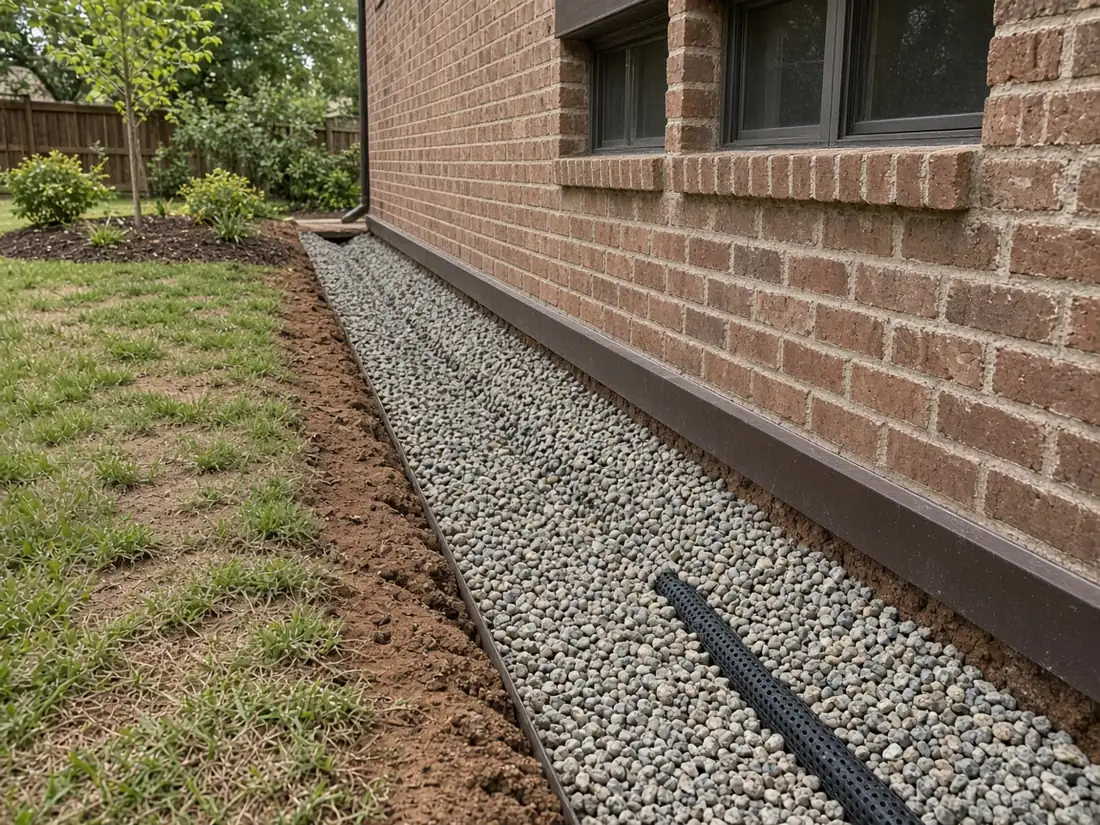 Drainage & French Drains in the Lubbock area